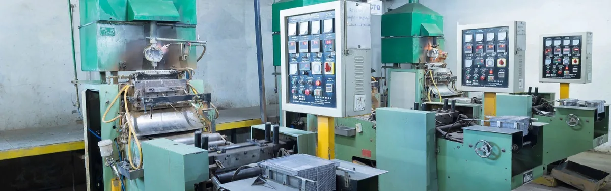 Equipment inside TuffBull’s battery manufacturing facility
