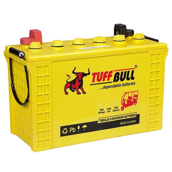 TuffBull tubular lead-acid E-Rickshaw battery